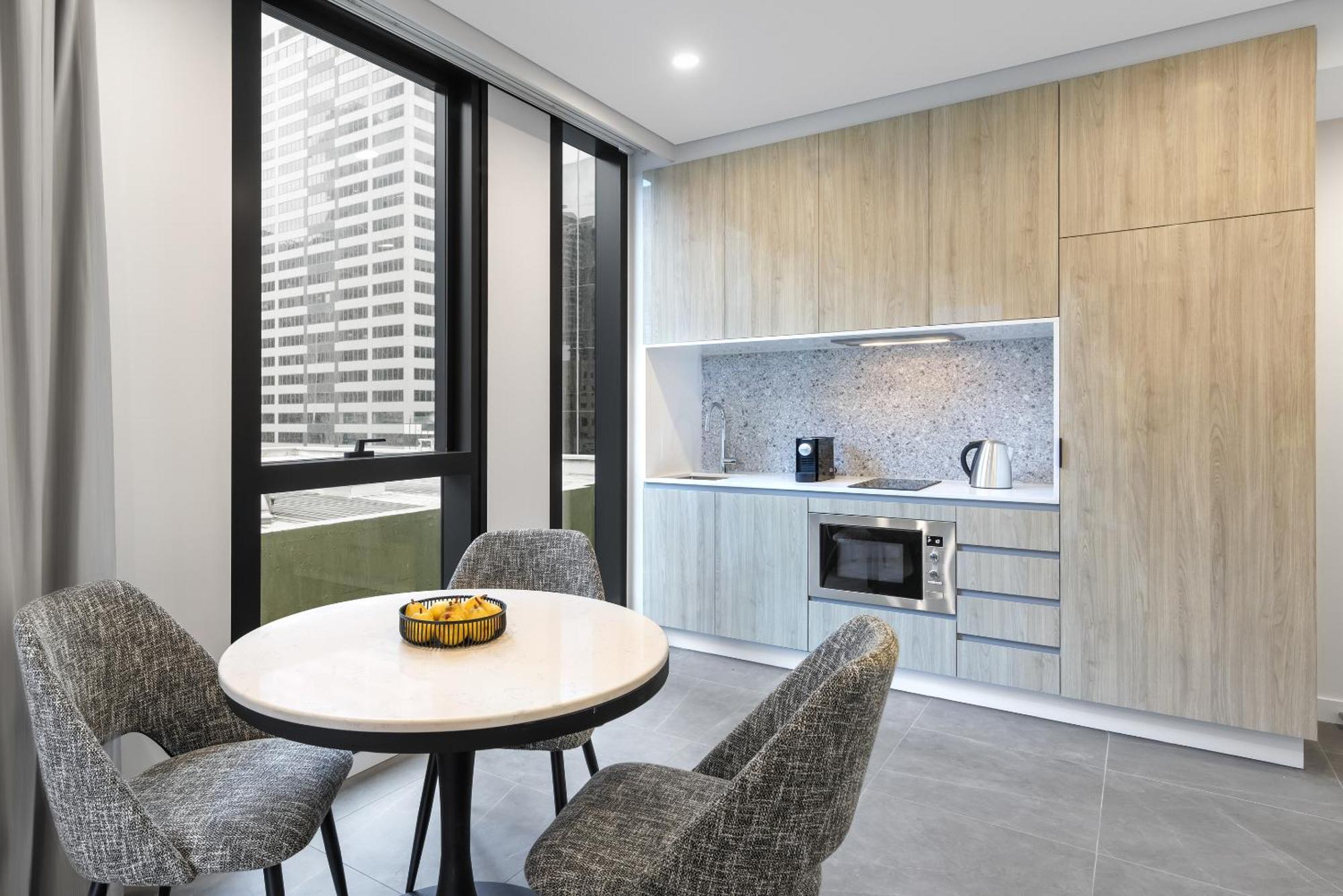 Meriton Suites Мельбурн Экстерьер фото Kitchen